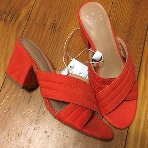 Red chunky A New Day heels